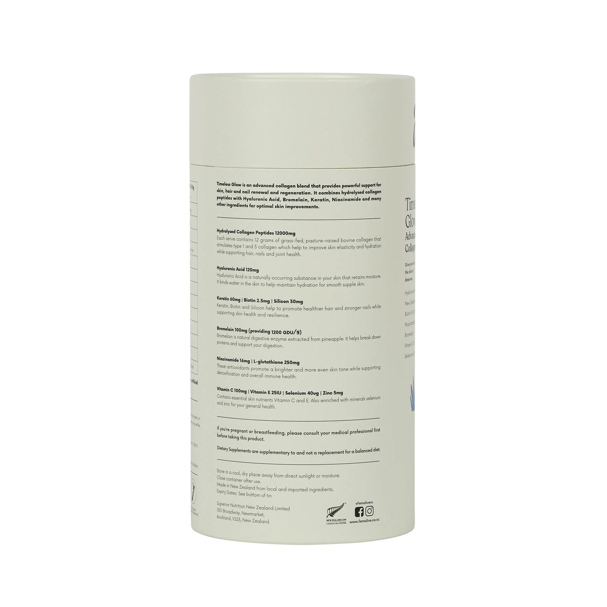 Timeless Glow Advanced Collagen Blend - Unflavoured